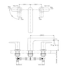 Vòi Xả Bồn Gắn Bệ Đá ToTo TBG04201B ảnh 2