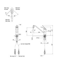 Vòi Bếp ToTo TKGG31EC Nhật Bản ảnh 2