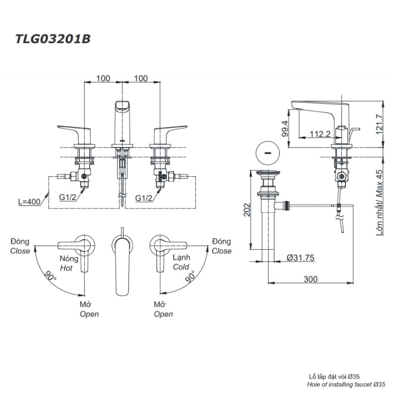 Vòi Chậu ToTo TLG03201B – ảnh 2