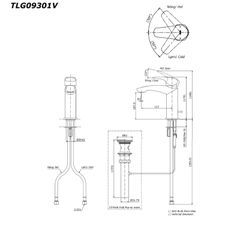 Vòi Chậu ToTo TLG09301V Nóng Lạnh ảnh 2