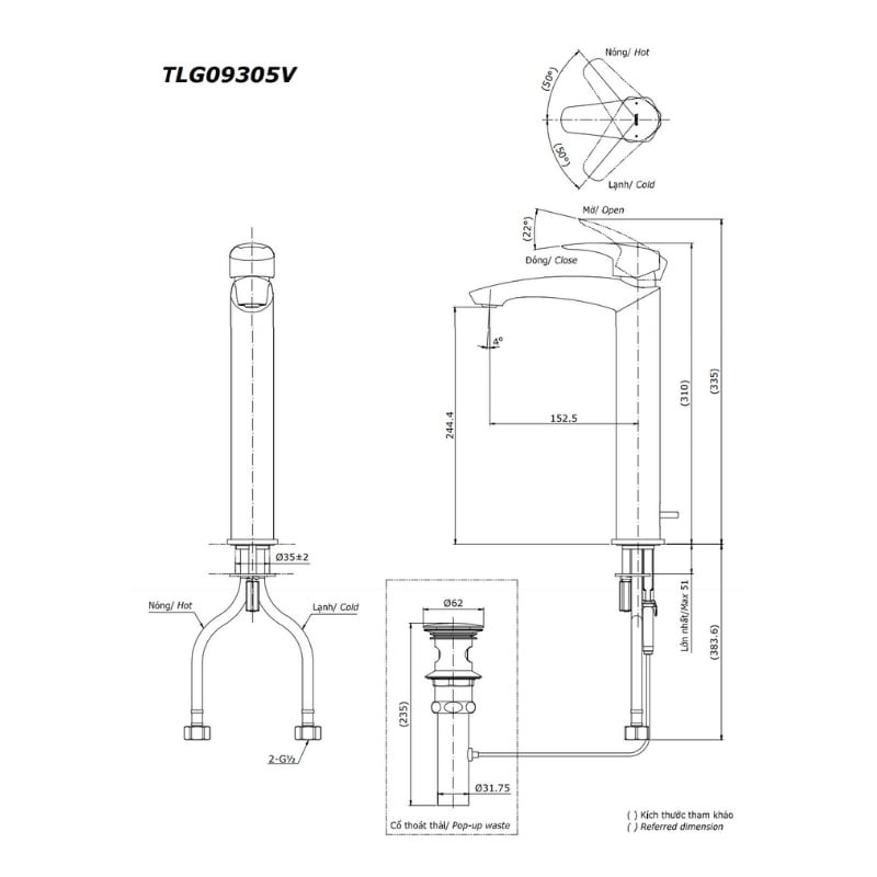Vòi Chậu ToTo TLG09305V – ảnh 2