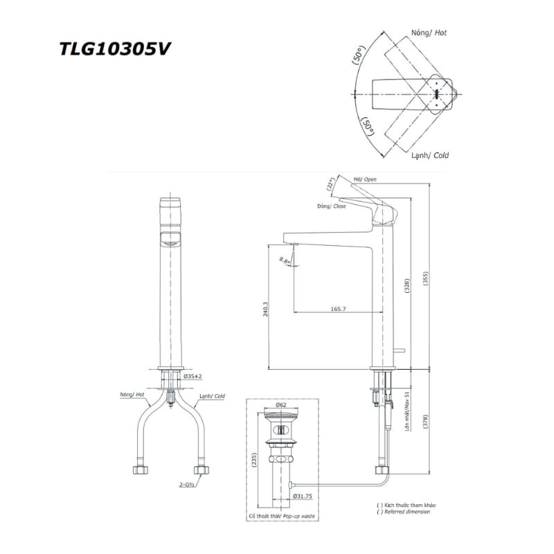 Vòi Chậu ToTo TLG10305V – ảnh 2