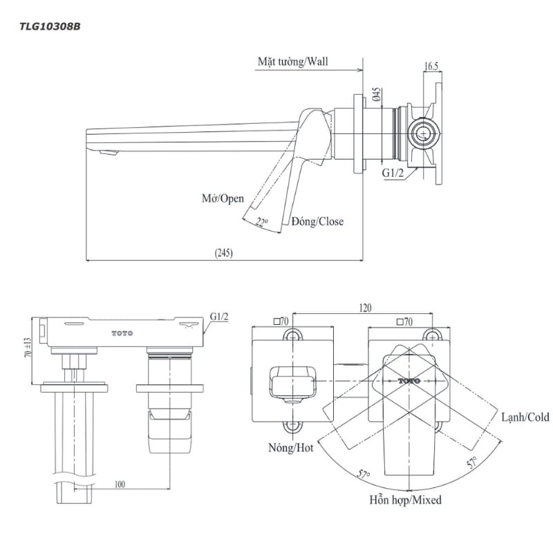 Vòi Chậu ToTo TLG10308B – ảnh 2