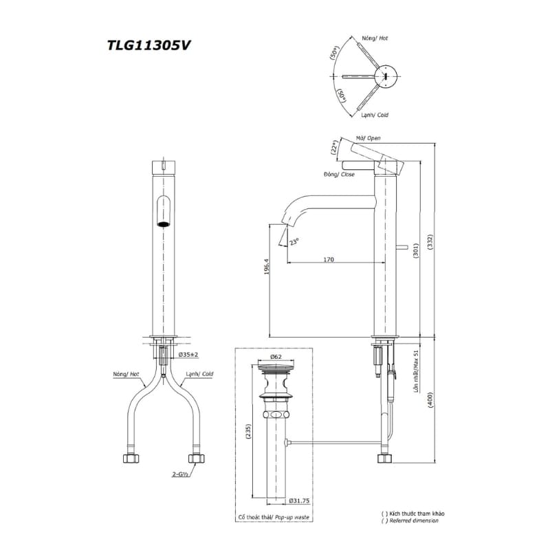 Vòi Chậu ToTo TLG11305V – ảnh 2