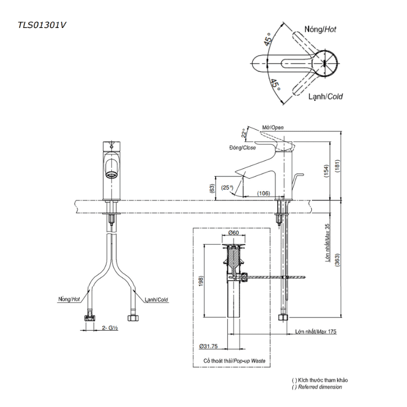 Vòi Chậu ToTo TLS01301V – ảnh 2
