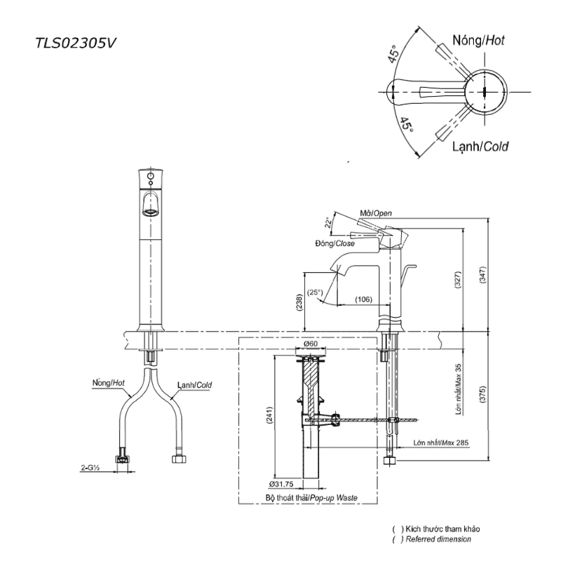 Vòi Chậu ToTo TLS02305V – ảnh 2