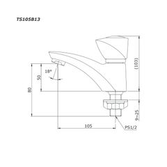 Vòi Chậu ToTo TS105B13 ảnh 2