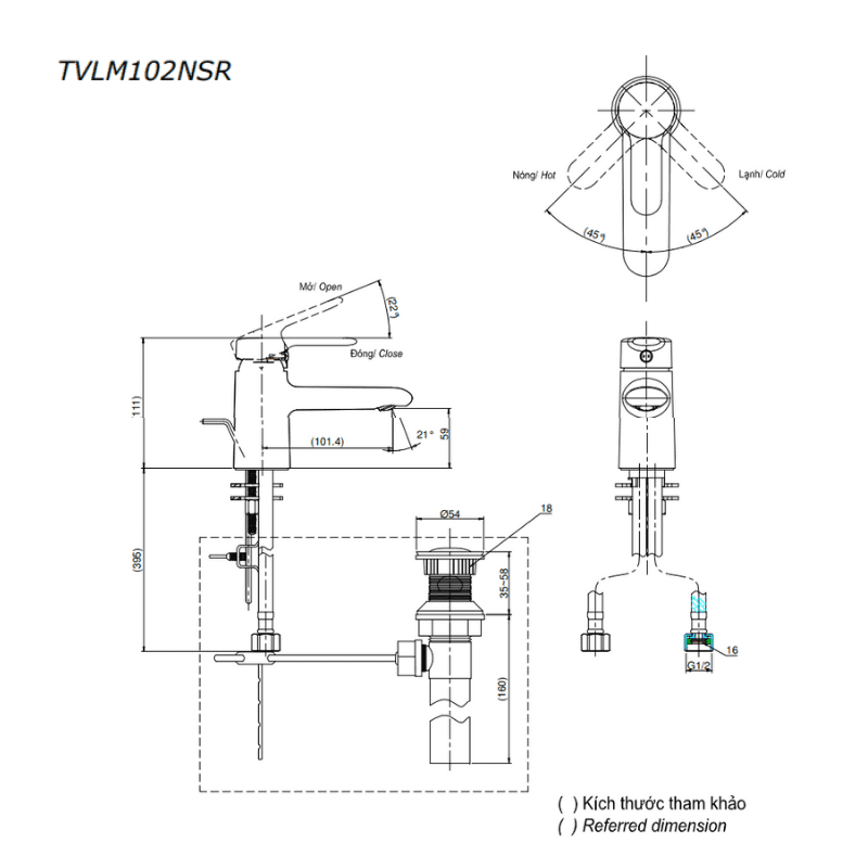 Vòi Chậu ToTo TVLM102NSR – ảnh 2