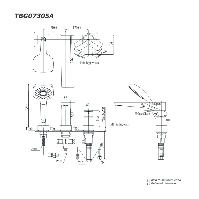 Vòi Xả Bồn Gắn Bệ Đá ToTo TBG07305A – ảnh 2