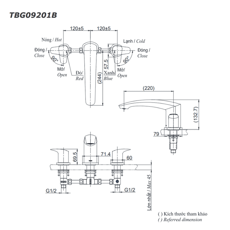 Vòi Xả Bồn Gắn Bệ Đá ToTo TBG09201B – ảnh 2