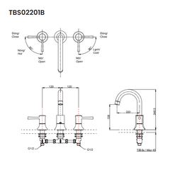 Vòi Xả Bồn Gắn Bệ Đá ToTo TBS02201B ảnh 2