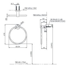 Vòng Treo Khăn ToTo YTT406V ảnh 2
