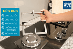 Bếp gas âm 2 vùng nấu Malloca AS 9502B/ Màu đen ảnh 9