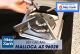 Bếp gas âm 2 vùng nấu Malloca AS 9602B/ Màu đen