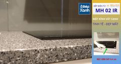 Bếp điện từ 2 vùng nấu Malloca MH 02IR / Bếp 1 điện 1 từ, Kính Eurokera ảnh 4