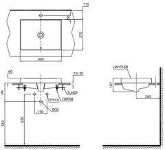 Chậu Rửa Đặt Bàn ToTo L1715 ảnh 2