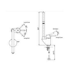 Vòi Bếp ToTo DK307AS ảnh 3