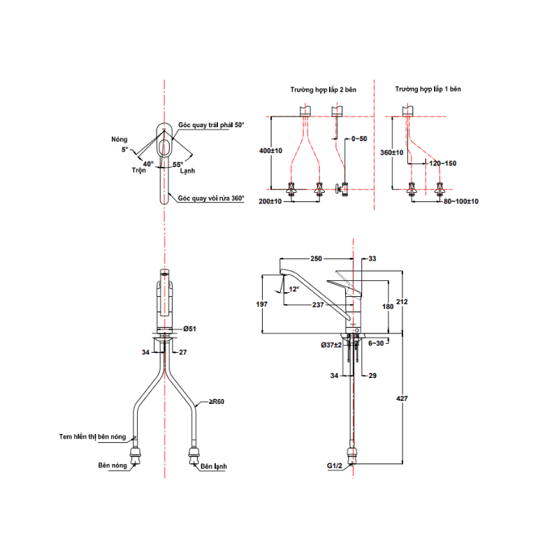 Vòi Bếp ToTo TKGG31E – ảnh 2