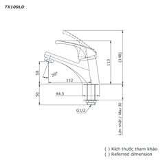 Vòi Chậu Gật Gù Nước Lạnh TOTO TX109LD ảnh 2