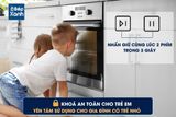 Lò nướng âm tủ Malloca MOV-65DA (Kính đen)