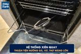 Lò nướng âm tủ Malloca MOV-65DA (Kính đen)