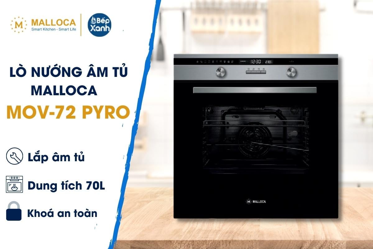 Lò nướng 9 chức năng Malloca MOV 72 PYRO – ảnh 6