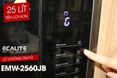 Lò vi sóng âm tủ Ecalite EMW-2560JB ảnh 6
