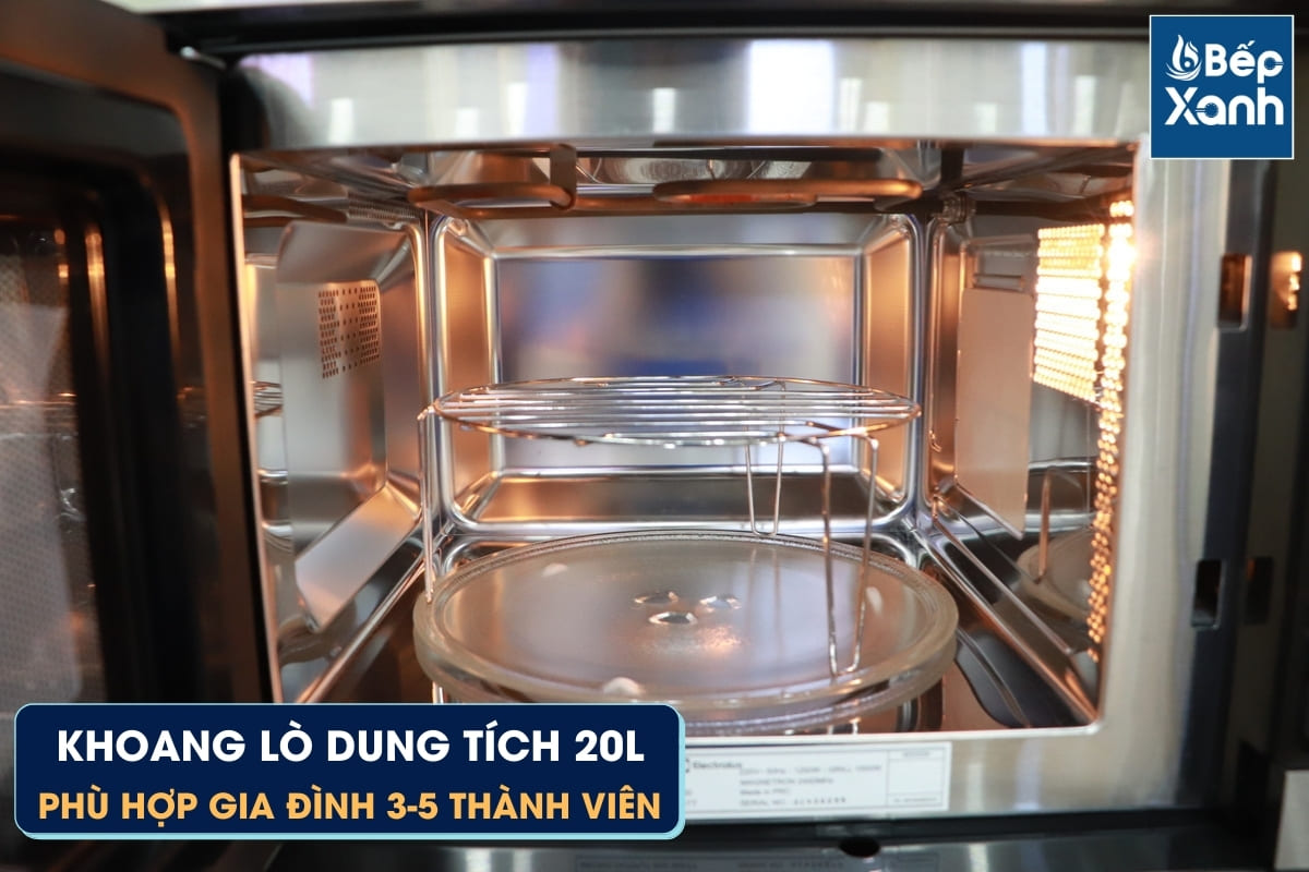 Lò Vi Sóng Âm Tủ Electrolux EMS2085X / Thiết Kế Đẹp / Dung Tích 20Lít – ảnh 7