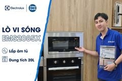 Lò Vi Sóng Âm Tủ Electrolux EMS2085X / Thiết Kế Đẹp / Dung Tích 20Lít ảnh 3