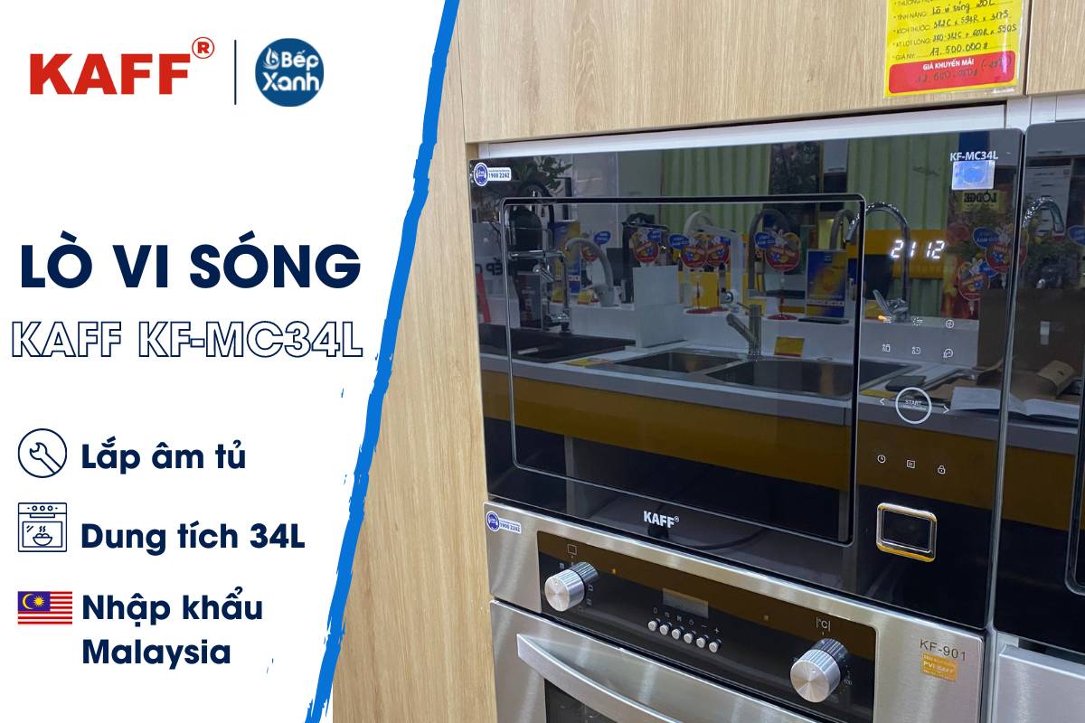 Lò Vi Sóng Âm Tủ KAFF KF-MC34L – ảnh 2