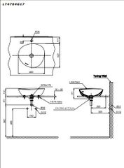 Chậu Rửa Đặt Bàn ToTo LT4704G17#XW ảnh 2