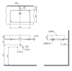 Chậu Rửa Đặt Bàn ToTo LT952 ảnh 2