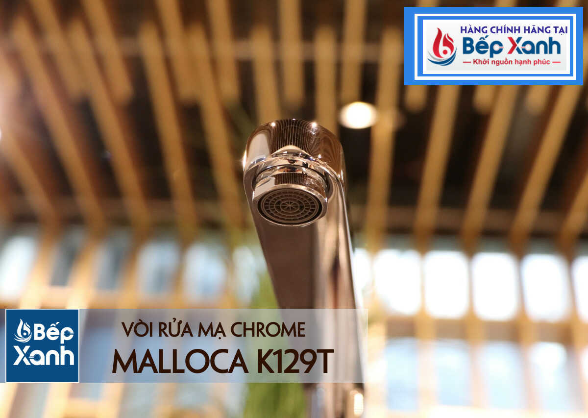 Vòi rửa chén nóng lạnh Malloca K129T / Đồng thau mạ chrome – ảnh 6