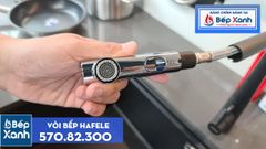 Vòi rửa chén Hafele HT20-GH1P259 / Màu đen / Đồng mạ màu đá, Mã số 570.82.300 ảnh 10