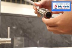 Vòi rửa chén nóng lạnh Malloca K095-S / Inox 304, có dây rút ảnh 6