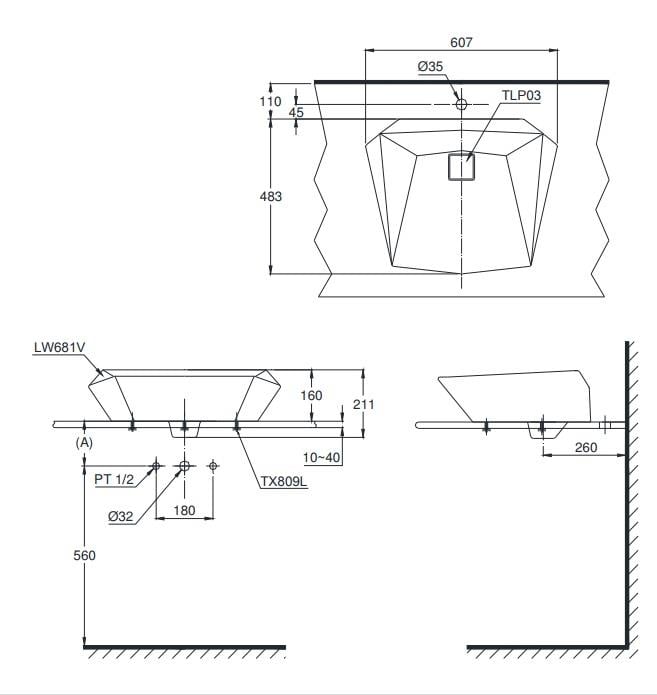 Chậu Rửa Đặt Bàn ToTo LT681 – ảnh 2