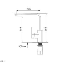 Vòi inox Malloca K118S - Vòi inox 304 ảnh 3