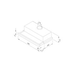 Máy hút mùi âm tủ phím cơ Malloca K1509 ảnh 2