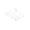  Máy hút mùi âm tủ phím cơ Malloca K1509 