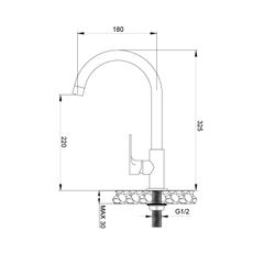Vòi mạ Chrome Malloca K1603CL ảnh 3