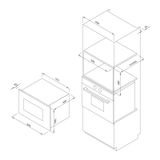 Lò vi sóng âm tủ Malloca MW 927BG màu xám