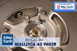Bếp gas âm 2 vùng nấu Malloca AS 9602B/ Màu đen