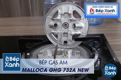 Bếp gas âm 2 vùng nấu Malloca GHG 732A NEW/ Màu đen ảnh 4