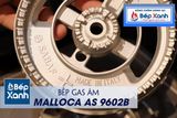 Bếp gas âm 2 vùng nấu Malloca AS 9602B/ Màu đen