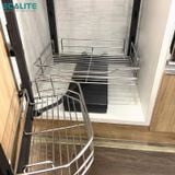 Tủ đựng đồ khô cao cấp 6 tầng Wire-Pantry Ecalite EL-TD4506S