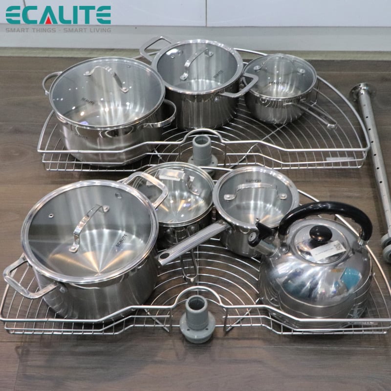Mâm xoay 1/2 Revolving Basket Ecalite EL-NH180S – ảnh 2