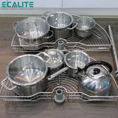 Mâm xoay 1/2 Revolving Basket Ecalite EL-NH180S ảnh 2