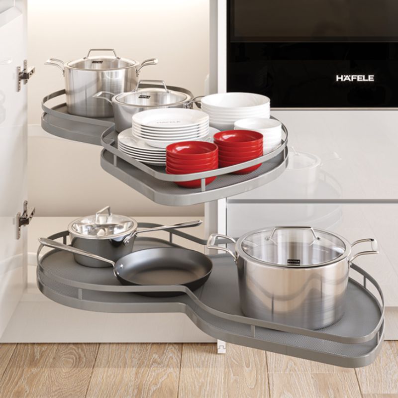 Mâm xoay Hafele 541.01.814 - Ứng dụng của mâm xoay Hafele 541.01.814 Mâm xoay Hafele 541.01.814 - Ứng dụng của mâm xoay Hafele 541.01.814