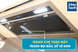 Máy hút mùi âm tủ Malloca MH 750BI/ Màu đen/ Dạng Hidden