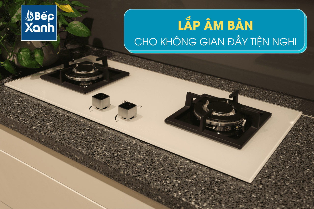 Bếp gas âm 2 vùng nấu Malloca AS 9502W/ Màu trắng - Giữ mặt kính trắng luôn sạch đẹp Bếp gas âm 2 vùng nấu Malloca AS 9502W/ Màu trắng - Giữ mặt kính trắng luôn sạch đẹp